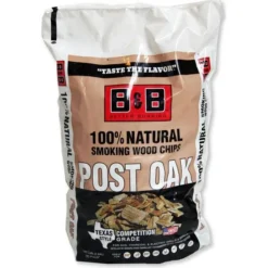 B&B B&B Charcoal All Natural Oak Wood Smoking Chips 180 Cu