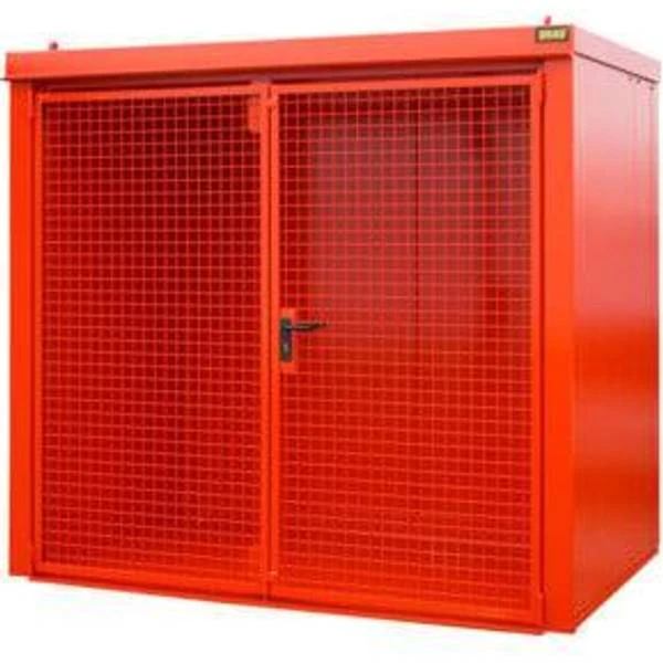 Bauer Südlohn Gasflaschen-Container GFC-B M3, Lackiert, Feuerrot 1 Bauer Südlohn Gasflaschen-Container GFC-B M3, Lackiert, Feuerrot