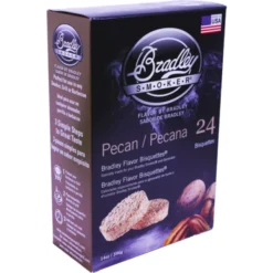 Bradley Smoker Flavor Bisquettes, Pecan, Pack Of 24, BTPC24
