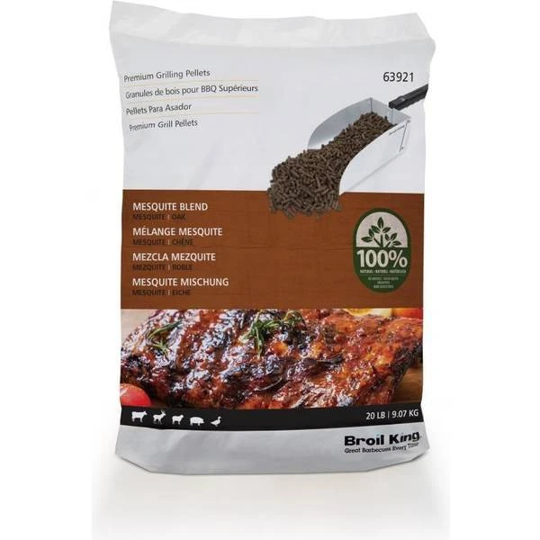 Broil King Mesquite Blend Wood Pellets 63921 1 Broil King Mesquite Blend Wood Pellets 63921