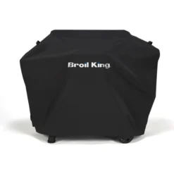 Broil King Select PVC Polyester Grill Cover For Baron And Crown 400 Pellet Grills - 67064 - Black