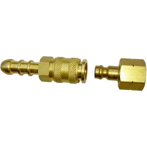 Cadac Quick Release Brass Gas Coupling Tailpiece 8mm 1 Cadac Quick Release Brass Gas Coupling Tailpiece 8mm
