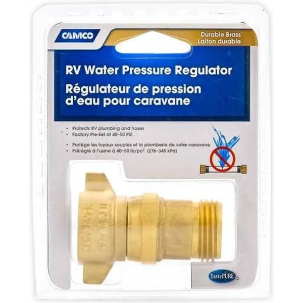 Camco Brass Water Pressure Regulator 1 Camco Brass Water Pressure Regulator