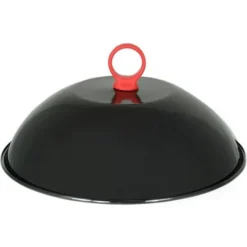 Charcoal Companion CC5169 Enameled Grill Dome With Silicone