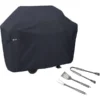 Classic Accessories Bbq Grill Cover, With Grill Tool Set Grilling Spatula, Tongs, Fork