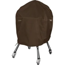 Classic Accessories Madrona 27 In. Dia 45 In. H Kamado Ceramic Grill Cover Cocoa