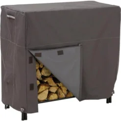 Classic Accessories Ravenna Large Log Rack Cover In Dark Taupe Multi - Multi - Large