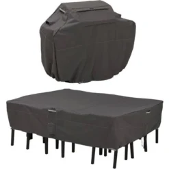 Classic Accessories Ravenna Medium Grill Cover And Large Patio Set Cover