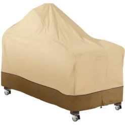 Classic Accessories Veranda Bbq Grill With Offset Cover Pebble - Pebble - Cover