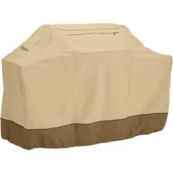 Classic Accessories Veranda Medium Bbq Cart Cover Natural/brown Brown
