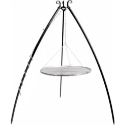 CookKing 200 3-ben Bålsted Med 80 Rustfristål Rist