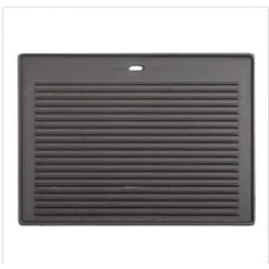 CosmoGrill Cast Iron Reversible Griddle Pan Plate Bbq Black