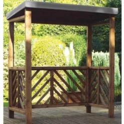 Dorchester BBQ Shelter Grey Roof Cover