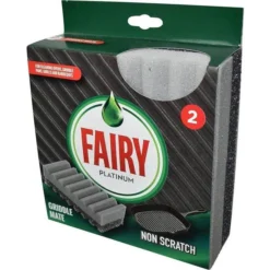 Fairy Platinum Non Scratch Griddle Scourer 2 Stk