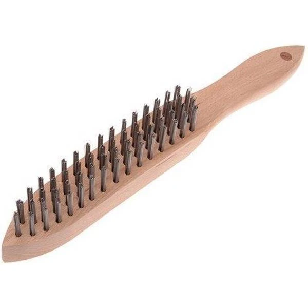 Faithfull FAI6804 680/4 Heavy-Duty Scratch Brush 4 Row 1 Faithfull FAI6804 680/4 Heavy-Duty Scratch Brush 4 Row