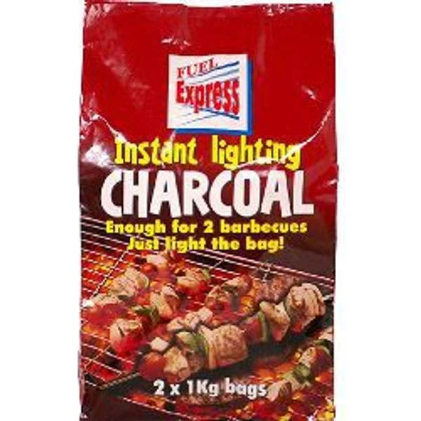 Fuel Express Instant-Light Lumpwood Charcoal 2kg 1 Fuel Express Instant-Light Lumpwood Charcoal 2kg