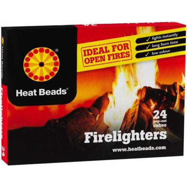 Heat Beads Firelighters Cubes 24-pack 1 Heat Beads Firelighters Cubes 24-pack