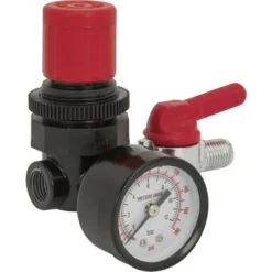 Heavy Duty Air Regulator - 1/4" BSP Female To Male Airflow Control Knob