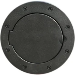 Jeep Wrangler JK Black Aluminum Fuel Cover 2007-2018