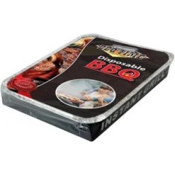 Kingfisher X 25cm 660 Gram Disposable Charcoal BBQ - Black