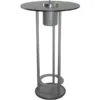 Pedestal Table For Smokers, Diameter 675 Mm, Graphite