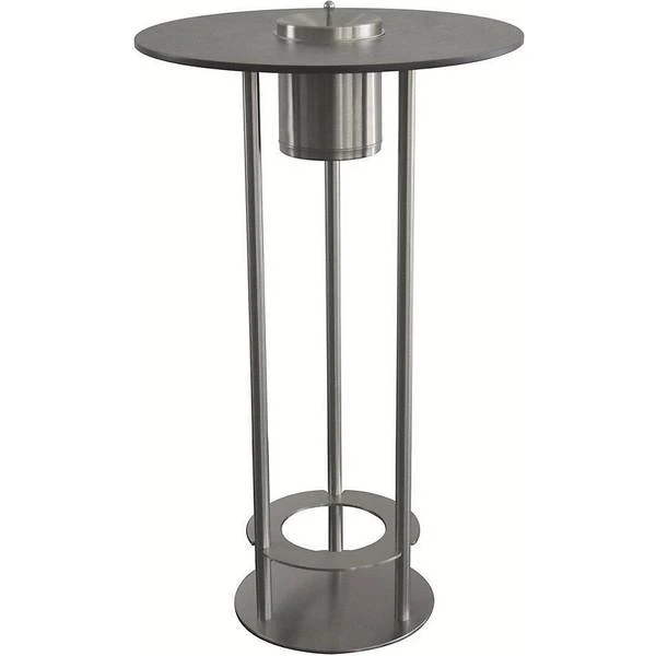 Pedestal Table For Smokers, Diameter 675 Mm, Stainless Steel 1 Pedestal Table For Smokers, Diameter 675 Mm, Stainless Steel