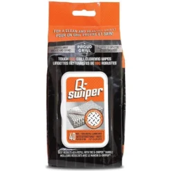 Proud Grill 247603 6 Q-Swiper BBQ Grill Cleaning Wipes Refill, 40 Count