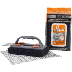 Q-Swiper BBQ Grill Cleaner Set 1 Grill Brush
