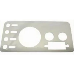 Rugged Ridge Gauge Cover Stainless Steel 11124.01