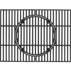 Tepro Garten Guss-Grillrost-Set Cast Grill Grate Black