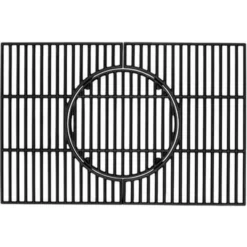 Tepro Garten Guss-Grillrost-Set Cast Grill Grate Black