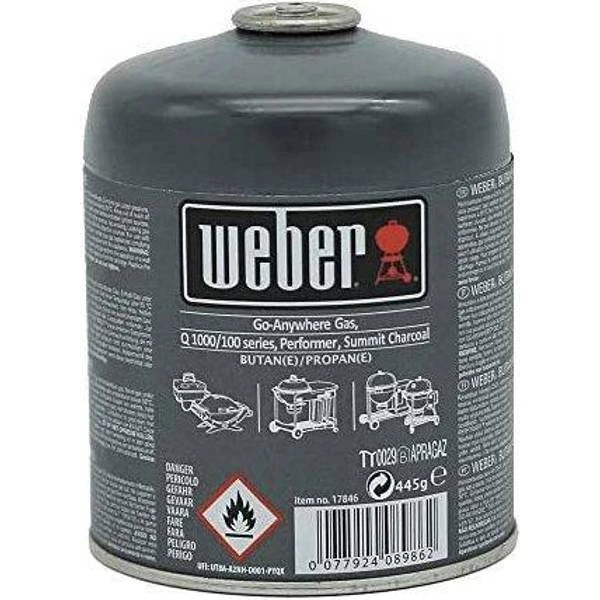 Weber Disposable Gas Canister 26100 Filled Bottle 1 Weber Disposable Gas Canister 26100 Filled Bottle