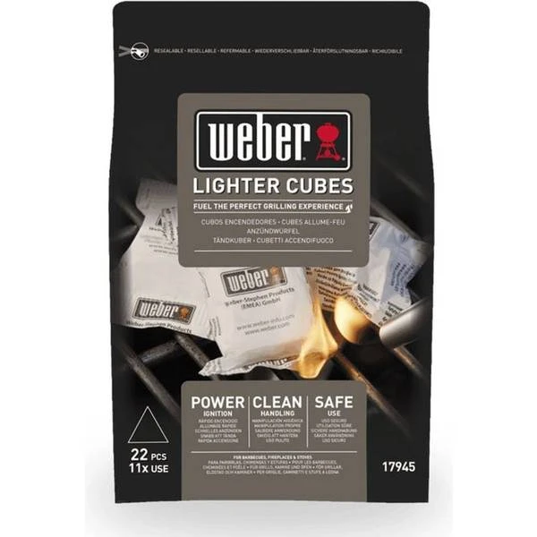 Weber Lighter Cubes 22pcs 17945 1 Weber Lighter Cubes 22pcs 17945