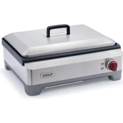 Wolf Gourmet Stainless Steel Electric Griddle With Vented Lid