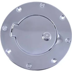 Wrangler Stainless Steel Locking Fuel Hatch Cover 1997-2006