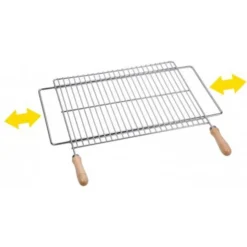 Sauvic Extendable BBQ Grill 50x40cm
